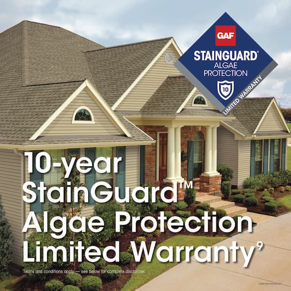 GAF Royal Sovereign Algae Resistant 3-Tab Roofing Shingles (33.33 sq. ft. per. Bundle) (26-Pieces)