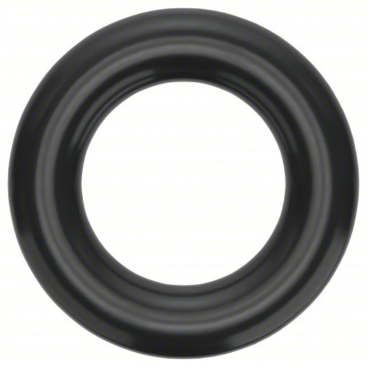 O-Ring: Buna-N, Round, 1/16 in C.S., 3/8 in I.D., FDA Approved, Metal Detectable, 25 PK